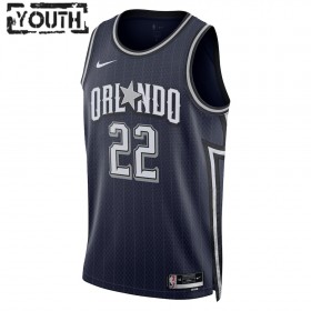 Canotte Bambino Orlando Magic Franz Wagner Nike 2023-24 City Edition Navy Swingman